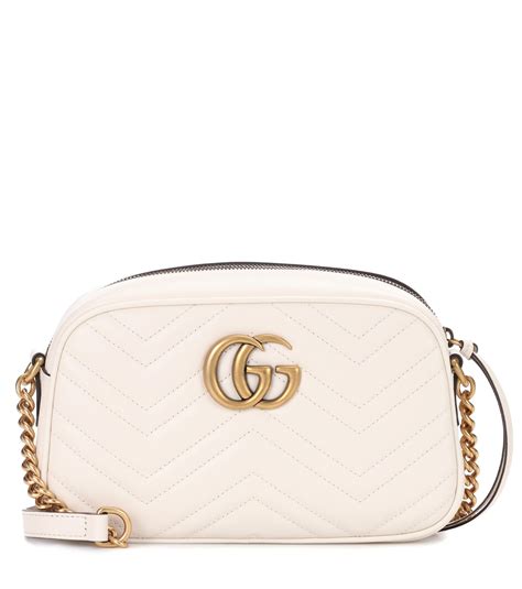 gucci marmont white bag|Gucci Marmont bag small black.